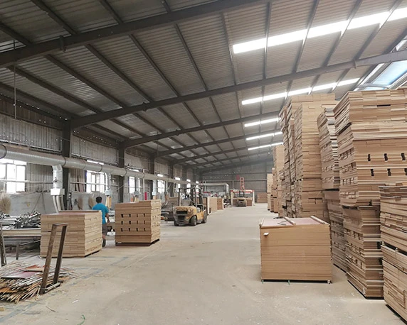 Our flooring production and warehouse space